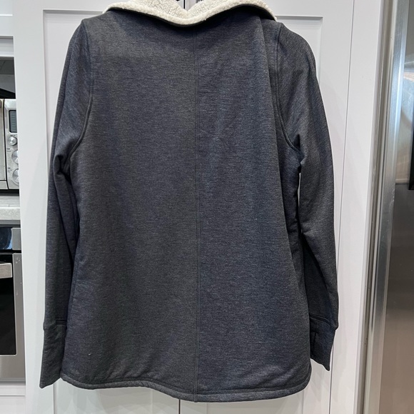 Free 2B Gray Sherpa Lined Full Zip Pocket Jacket - Picture 11 of 11